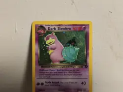 Pokemon TCG Dark Slowbro 12/82 Team Rocket Holo Rare Unlimited Card MP - Image 2