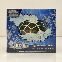 Pokemon TCG Scarlet & Violet Stellar Crown Pokemon Center ETB Elite Trainer Box - Image 1