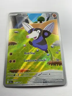 Pokemon: Drilbur Illustration Rare IR Full Art Holo 124/086 (Near Mint) - Image 2