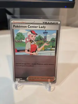 Pokemon Center Lady 123/132 Me01: Mega Evolution Reverse Holo - Image 1