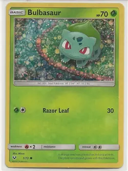 2017 Pokemon TCG Shining Legends Bulbasaur Gen Mills Promo 1/73 Holo Promo NM - Image 1