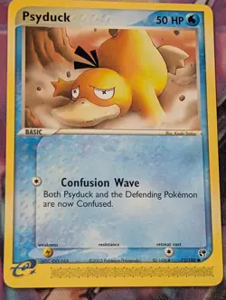 Psyduck 73/100 Sandstorm LP common Pokemon - Image 1