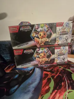 Pokemon TCG Prismatic Evolutions Booster Box Lot of 2 Sealed English (Sams Club) - Image 1