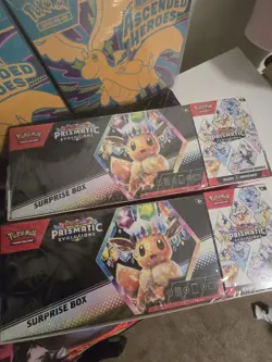 Pokemon TCG Prismatic Evolutions Booster Box Lot of 2 Sealed English (Sams Club) - Image 2
