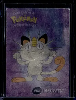 Meowth #52 4/8 - Danone Promo Pokemon Stadium Holo Foil (HP) DMG / Pokemon TCG - Image 1