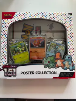 Nintendo Pokemon TCG Scarlet & Violet - 151 Poster Collection Box - 3 Packs - Image 1