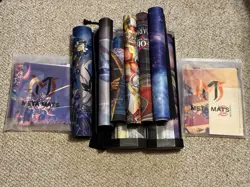 Yugioh Large Playmat Collection Lot - Sneak Peak, Amanda Lapalme, TXS1, MetaMats - Image 1