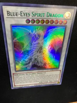 YuGiOh - Blue-Eyes Spirit Dragon LDS2-EN020 - 1st Edition - Green - UR - NM / M - Image 3