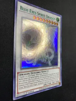 YuGiOh - Blue-Eyes Spirit Dragon LDS2-EN020 - 1st Edition - Green - UR - NM / M - Image 4