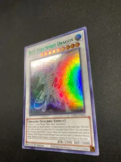 YuGiOh - Blue-Eyes Spirit Dragon LDS2-EN020 - 1st Edition - Green - UR - NM / M - Image 5