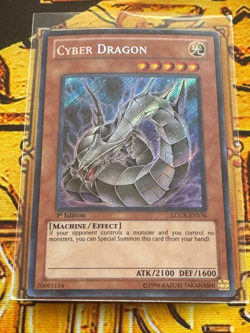 Mint Secret Rare Cyber Dragon (Alternate Art) LCGX-EN176 Legendary Collection 2 - Image 1