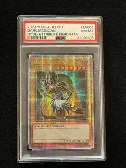 Yu-Gi-Oh! Dark Magician LC01-EN005 Quarter Century Rare PSA 8 - Image 1