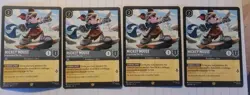 Disney Lorcana Mickey Mouse Inspirational Warrior 200/204 Archazia's Island (x4) - Image 1