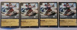 Disney Lorcana Mickey Mouse Inspirational Warrior 200/204 Archazia's Island (x4) - Image 2