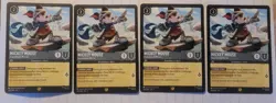 Disney Lorcana Mickey Mouse Inspirational Warrior 200/204 Archazia's Island (x4) - Image 3