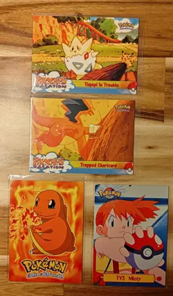 1999 Topps Pokemon the First Movie 12 Card Pack Plus 2 Topps TV Cards - Image 4