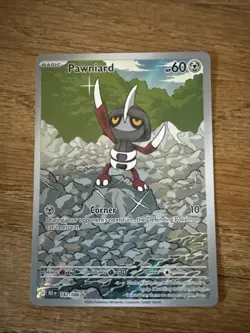 Pawniard 142/086 - Illustration Rare IR - Black Bolt - Pokemon Card NM English - Image 1