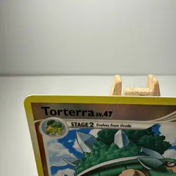 Pokemon 2008 Stormfront Torterra LV. 47 Reverse Holo Rare Card #11/100 - Image 2