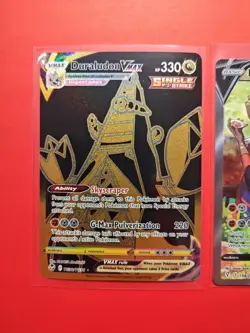 Pokemon Duraludon V VMAX Gold Trainer Gallery Evolution Set 3 Cards Lot - Image 2