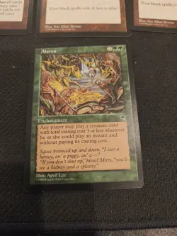 11 Card Lot MTG Tempest Magic The Gathering Scroll Rack Aluren Lotus Petal More - Image 2