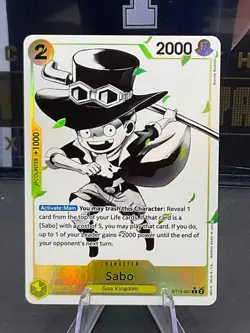 Sabo ST13-007 The Three Brothers One Piece Card Game - Alternate Art English - Image 1