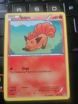 Pokemon Vulpix 18/124 Black & White: Dragons Exalted Card LP - Image 1