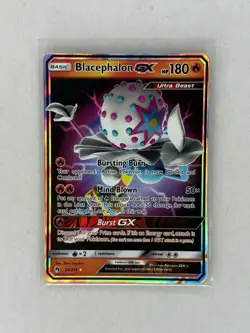Pokemon TCG Lost Thunder Blacephalon GX Ultra Rare Card 52/214 NM - Image 1