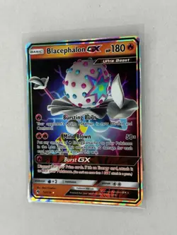 Pokemon TCG Lost Thunder Blacephalon GX Ultra Rare Card 52/214 NM - Image 3