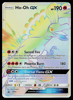 Pokemon Card - Ho-Oh GX Black Star Promo SM80 Holo - Image 1