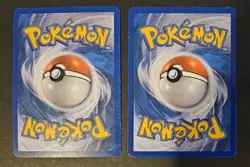 Slowpoke 81/123 & Slowbro 52/123 Pokemon Cards HGSS Heartgold 2010 x2 MP - Image 2