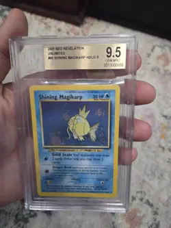 Pokemon Shining Magikarp Neo Revelation Holo Card 66/64 Secret Rare BGS 9.5 GM - Image 1