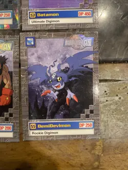 Digimon Vintage 2000 Card Lot Of 4 Cards Rare One Holographic Card - Image 4