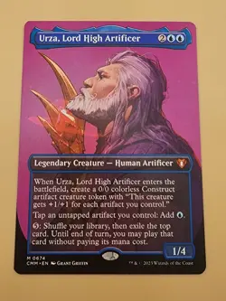 Urza, Lord High Artificer (Borderless) Commander Masters Regular NM - Image 2