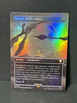 2023 MTG LOTR Nazgul Battle-Mace Borderless Foil #510 LTC - Image 1