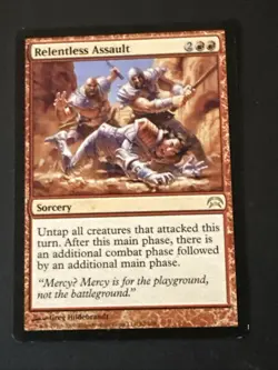 Relentless Assault X1 Planechase Ex Condition See Pics Front Back MTG - Image 1