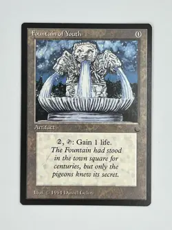 MTG FOUNTAIN OF YOUTH (indent) The Dark Regular MT Magic The Gathering - Image 1