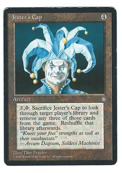 Magic The Gathering MTG JESTER'S CAP Ice Age LP Lightly Played - Image 1