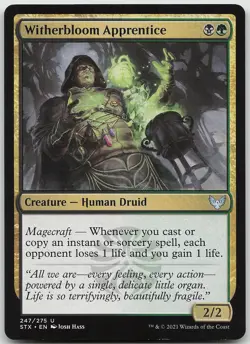 Witherbloom Apprentice Uncommon Strixhaven: School of Mages LP MTG - Image 1