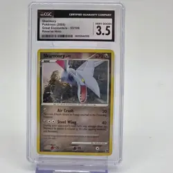 Skarmory 2008 Pokemon Great Encounters 53/106 Reverse Holo CGC 3.5 Very Good+ - Image 1