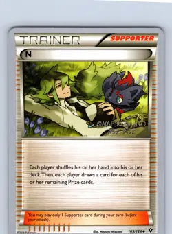 Pokemon tcg: World Championship Decks N #105/124 Uncommon (Shunto) .P2N - Image 1