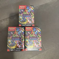 3 x Pokemon TCG Phantasmal Flames Booster Bundle | Brand New Sealed | - Image 1