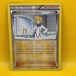 MISTY’S DETERMINATION ( 104/122 ) TRAINER SUPPORTER Reverse Holo 2016 Pokemon - Image 1