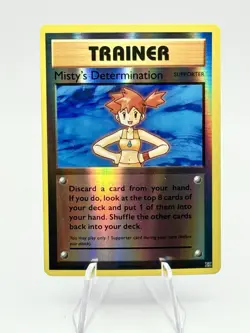 Misty’s Determination 80/108 XY Evolutions Reverse Holo Pokemon - Image 1
