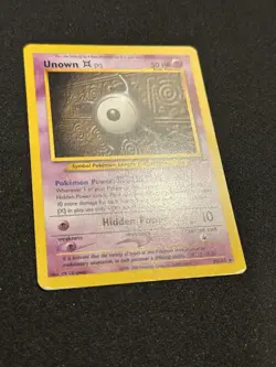 Pokemon Unown [X] 30/105 Neo Destiny Regular - Rare LP Front, MP Back - Image 3