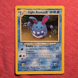 Pokemon WOTC Neo Destiny: Light Azumarill Holo 13/105 - LP - Image 1