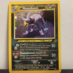 Houndoom 4/75 Holo Rare Neo Discovery Vintage WOTC 2001 Pokemon TCG - Image 1