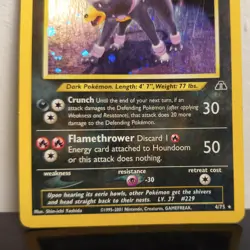 Houndoom 4/75 Holo Rare Neo Discovery Vintage WOTC 2001 Pokemon TCG - Image 3