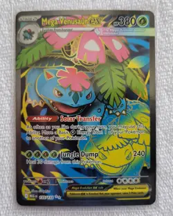 Pokemon Mega Evolution Mega Venusaur ex 155/132 Ultra Rare Holo NM - Image 1