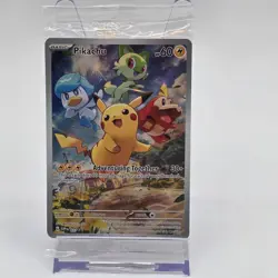 Pokemon Pikachu SVP 027 Black Star Promo Sealed Scarlet Violet - Image 1