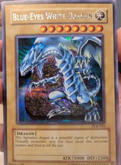 Yu-Gi-Oh! Blue-Eyes White Dragon PCK-001 Holo Promo Power of Chaos Kaiba - Image 3